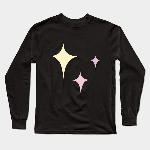 Pastel Sparkles Long Sleeve T-Shirt by Lady Lilac